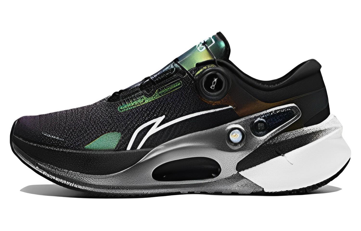 Li Ning Furious Rider 7.0 PRO Износостойкие Дышащие Низкие Беговые Кроссовки Мужские Черные ARZT001-3 39.5