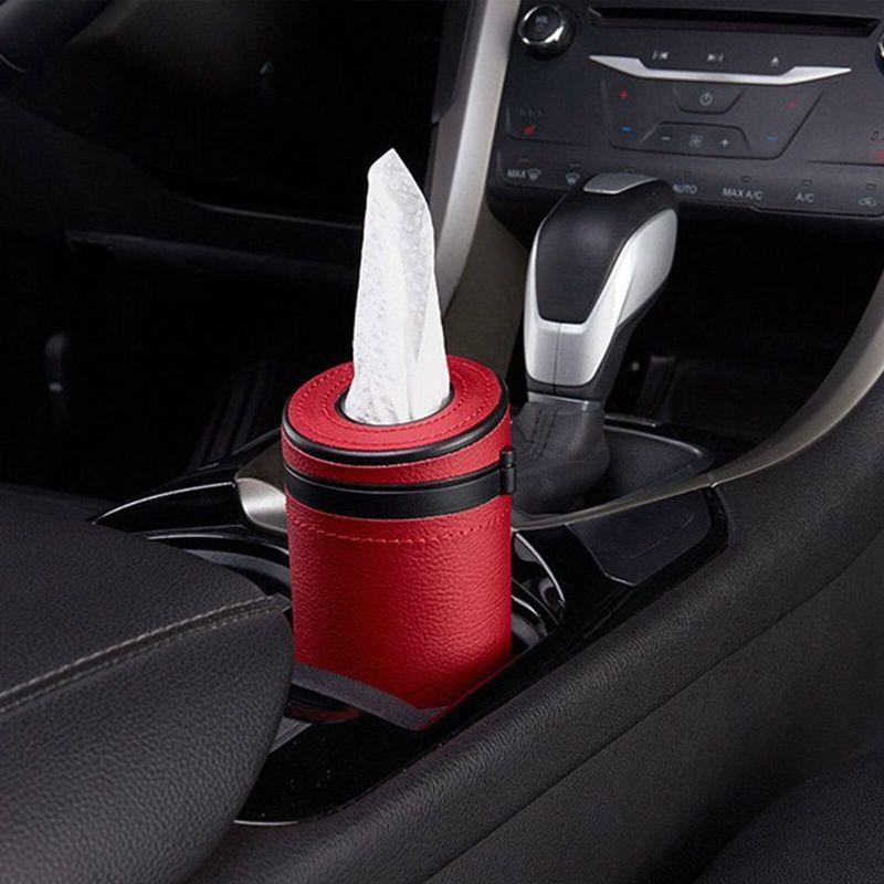 Tissue Box Cover Tube Napkin Car Office Paper Holder Paper Tube Pull Paper Bucket