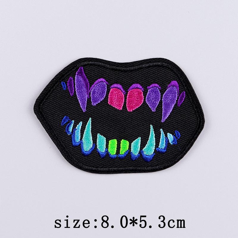 Wilderness Patch Iron On Patches For Clothing Outdoor Embroidered Patches On Clothes Sun And Moon Patch For Clothes Stripe Badge