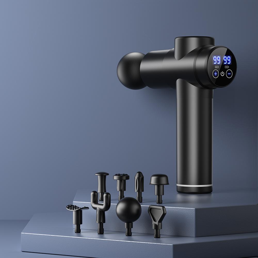 Massage Gun Muscle Relax Deep Tissue Massager Neck Massager Dynamic Vibrator Back Portable Handheld Display Fascia Gun Massage