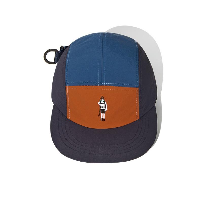 Parent-child splicing cap Women's summer quick-drying breathable cap Men's outdoor color matching soft top baseball cap