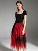 2023 Trendy High-Waisted Irregular Fairy Mesh Skirt - Korean Spring Style