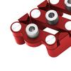 Precise Centering Alignment SelfCentering Dowel Gauge For Woodworking Projects Aluminum Alloy Punch Positioning Jig