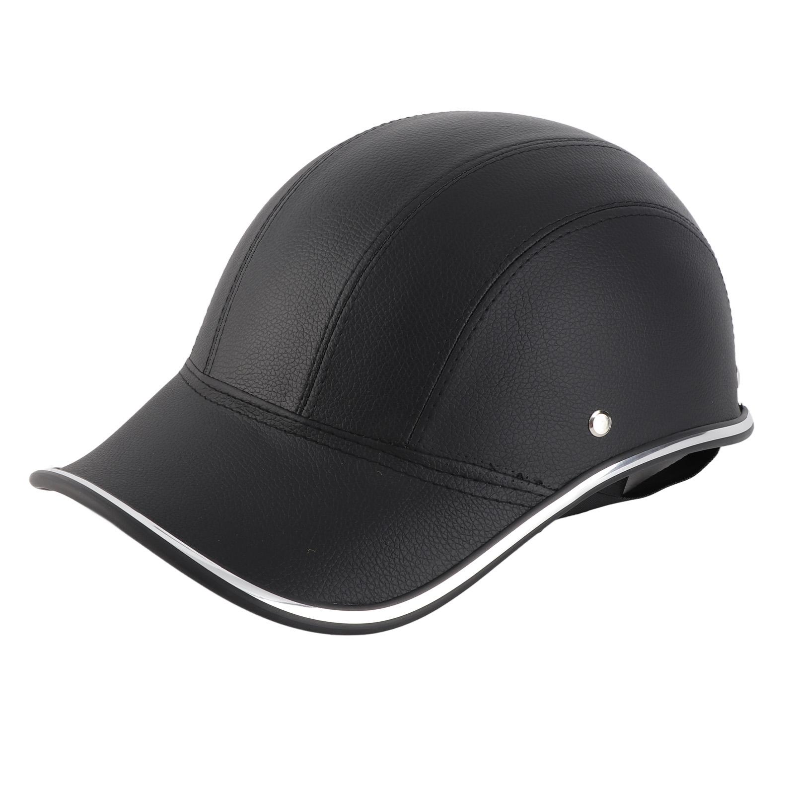 Motorcycle Half Helmet Baseball Half Face Helmet with Adjustable Strap Head Protection Windproof Safety Helmet