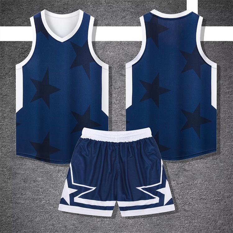American Basketball Jersey Set Men'S Game Jersey Children'S Primary School Training Jersey Jersey Printing Number Summer Women