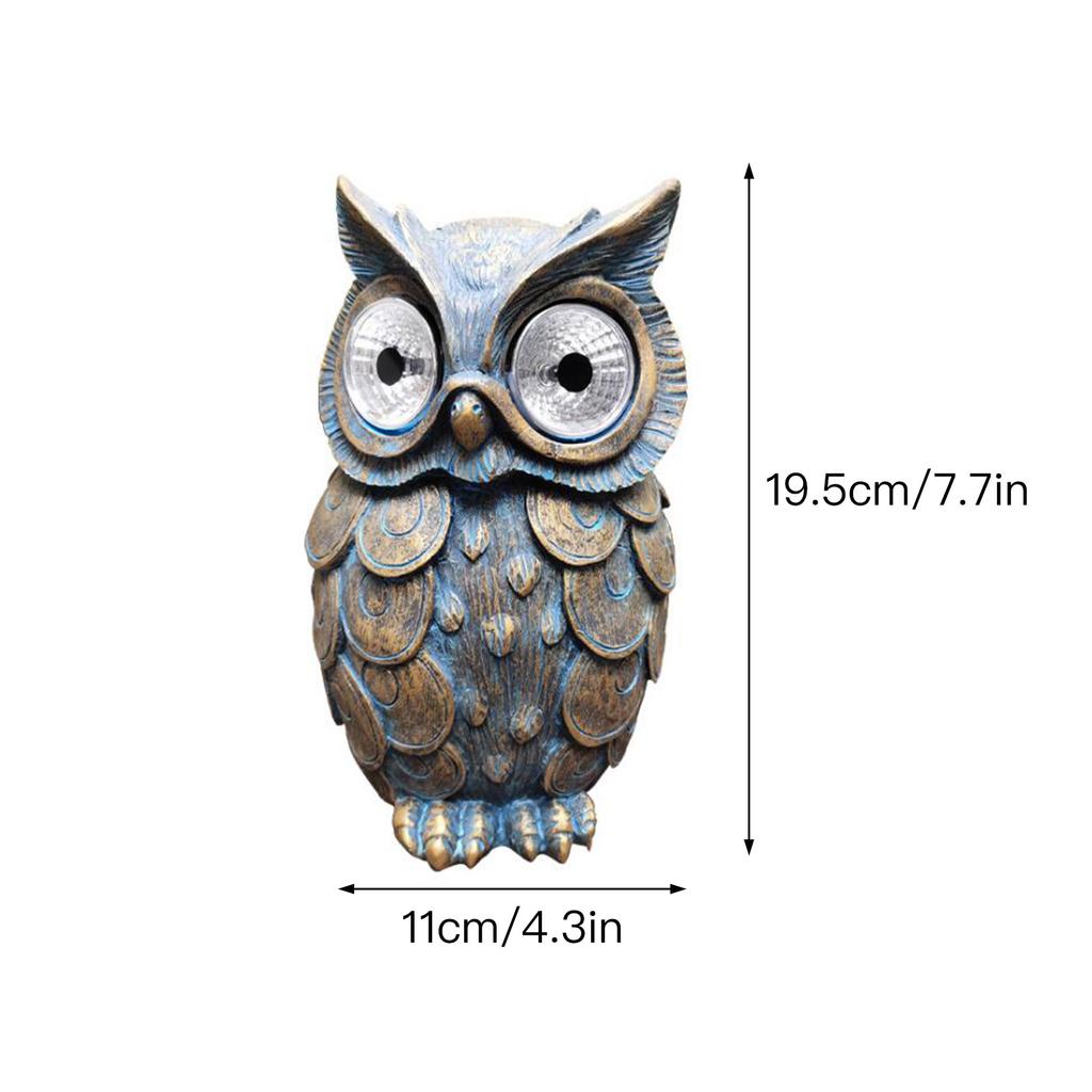 Garden Animal Solar Lamp LED Animal Solar Lamp Outdoor Decorative Solar Lamp for Yard Home Decor Owl Style