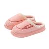 Autumn and winter cotton slippers indoor hospitality warm lightweight piled thick-soled couple hair slippers
