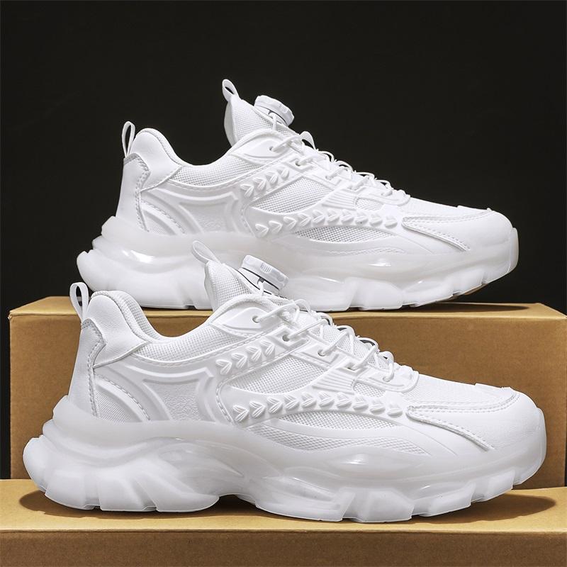 

Мужские спортивные кроссовки для бега Marathon с воздушной амортизацией, карбоновой пластиной, дышащие, легкие, удобные, атлетические, нескользящие 38 белый