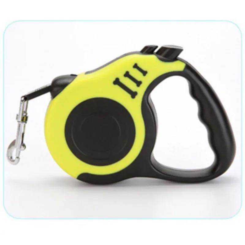 Pet Products Automatic Retractable Dog Haulage Rope 3m 5m Durable Leash Polyester Material Puppy Walking Running Convenient