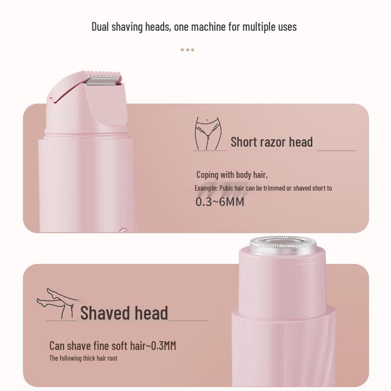 Meebordi Dual-Head Electric Body Hair Trimmer