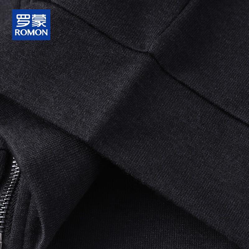 ROMON Men's Cashmere Blend Hooded Cardigan Jacket