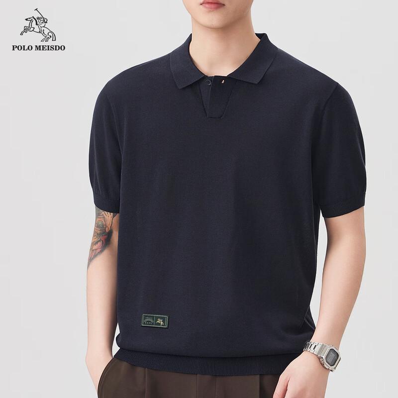 POLOMEISDO Men s Lyocell Blend Short Sleeve Polo Shirt L