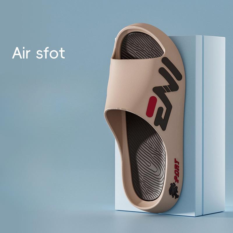 

Тапочки летние мужские уличные новые домашние спортивные толстые подошвы мужские нескользящие 44-45 хаки