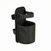 Water Bottle Holder with Pocket Adjustable for Strollers, Wheelchairs, Cyclists