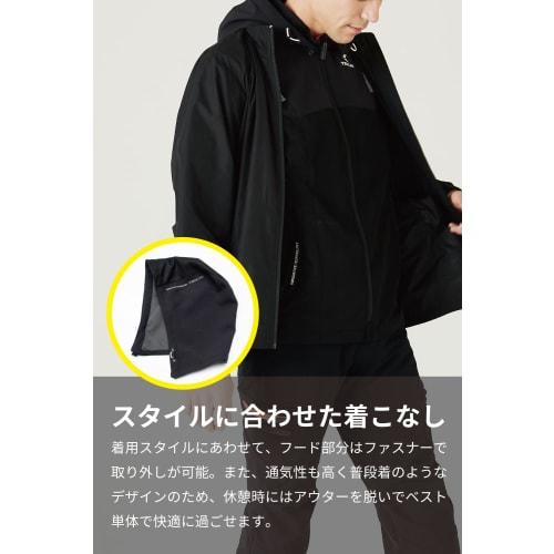 RS TAICHI Motorcycle All Season Breathable Built-in Chest/Back Protector Inner Protection Mesh Vest RSJ337 BLACK XL