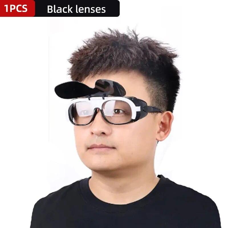 

Сварочные очки сварщика Защитные очки для аргонодуговой сварки Безопасность Рабочее защитное оборудование Защита глаз серый