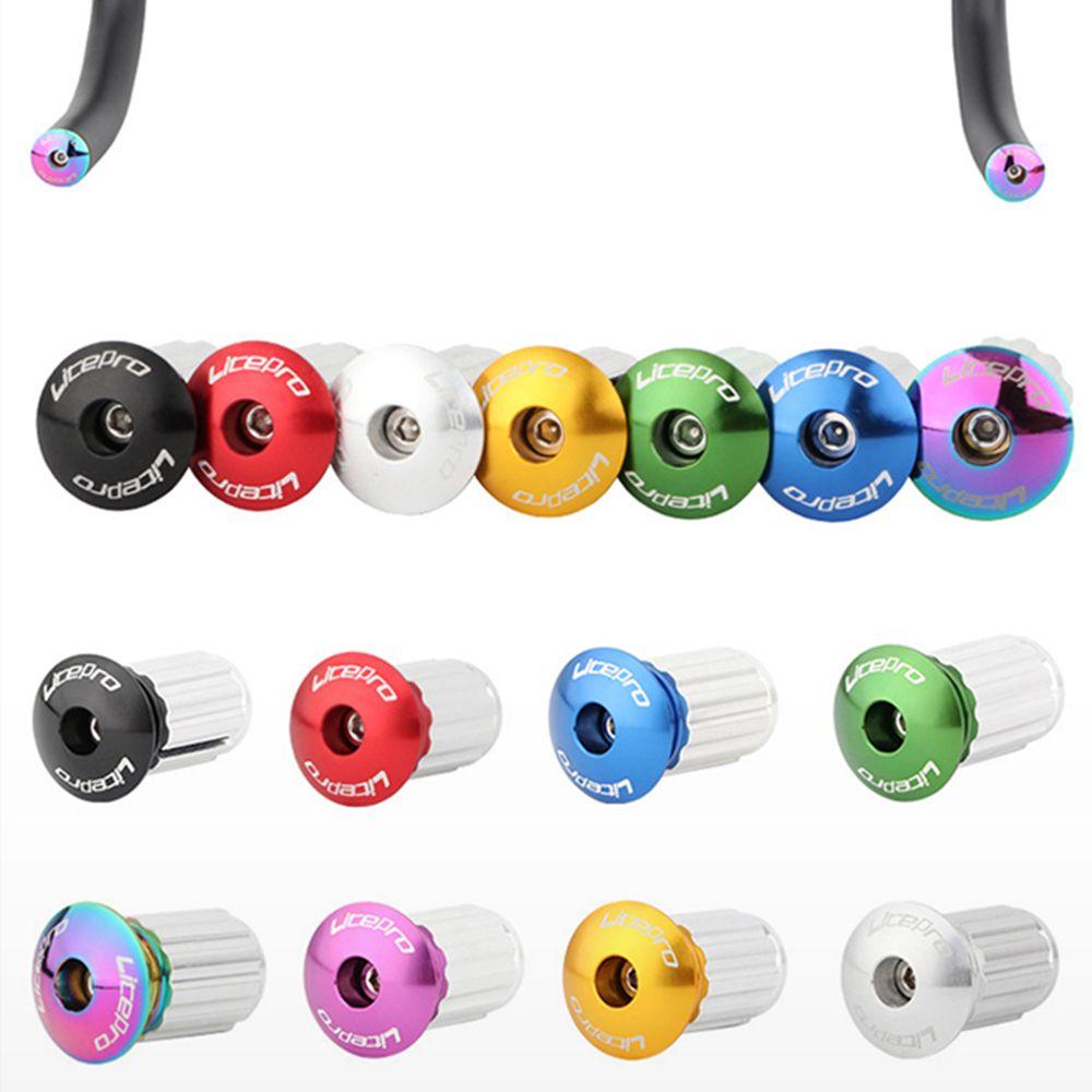 Zinc Zinc Alloy Handlebar Caps Bike Bar Ends Plugs Handle Grips Plugs Handlebar End Caps Bicycle Grip
