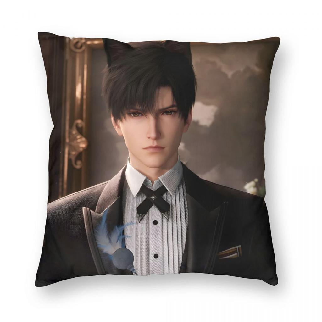 Love And Deepspace Zayne Pillowcase Double-sided Printing Polyester Cushion Cover Decor Throw Pillow Case Cover Home Zipper