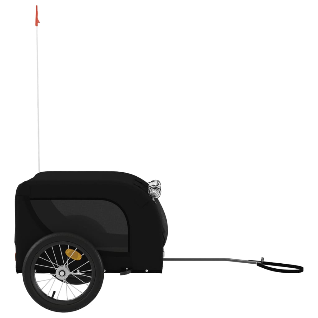 Vidaxl Bicycle Trailer For Pets, Oxford Fabric And Iron