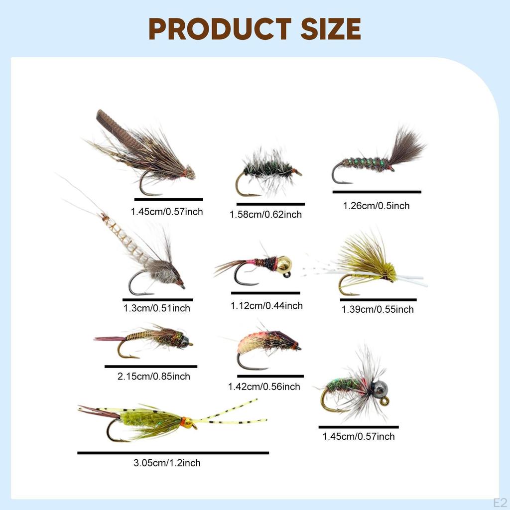 1x Fly Fishing Lures Supplies Bait for River Sunfish