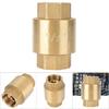 Hochpräzises Einweg-Rückschlagventil aus Messing mit Gewinde für Wasser, Gas, Öl (G12")