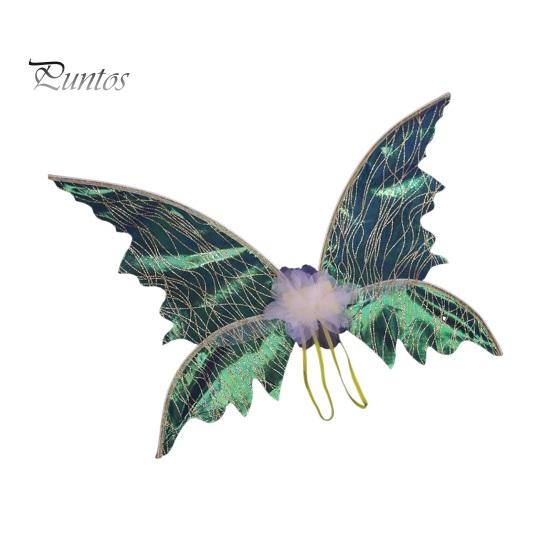 

Крылья бабочки, накидка в виде крыла феи, украшение, складная конструкция, сверхлегкий костюм для косплея бабочки для сцены золотистый