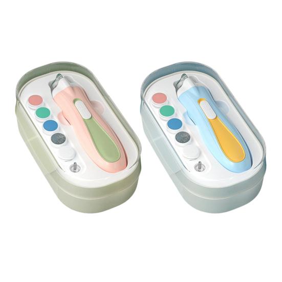 Electric Nail Clippers Baby Nail Trimmer with LED Light Portable Rechargeable Children's Manicure Kit for Babies Daily Use