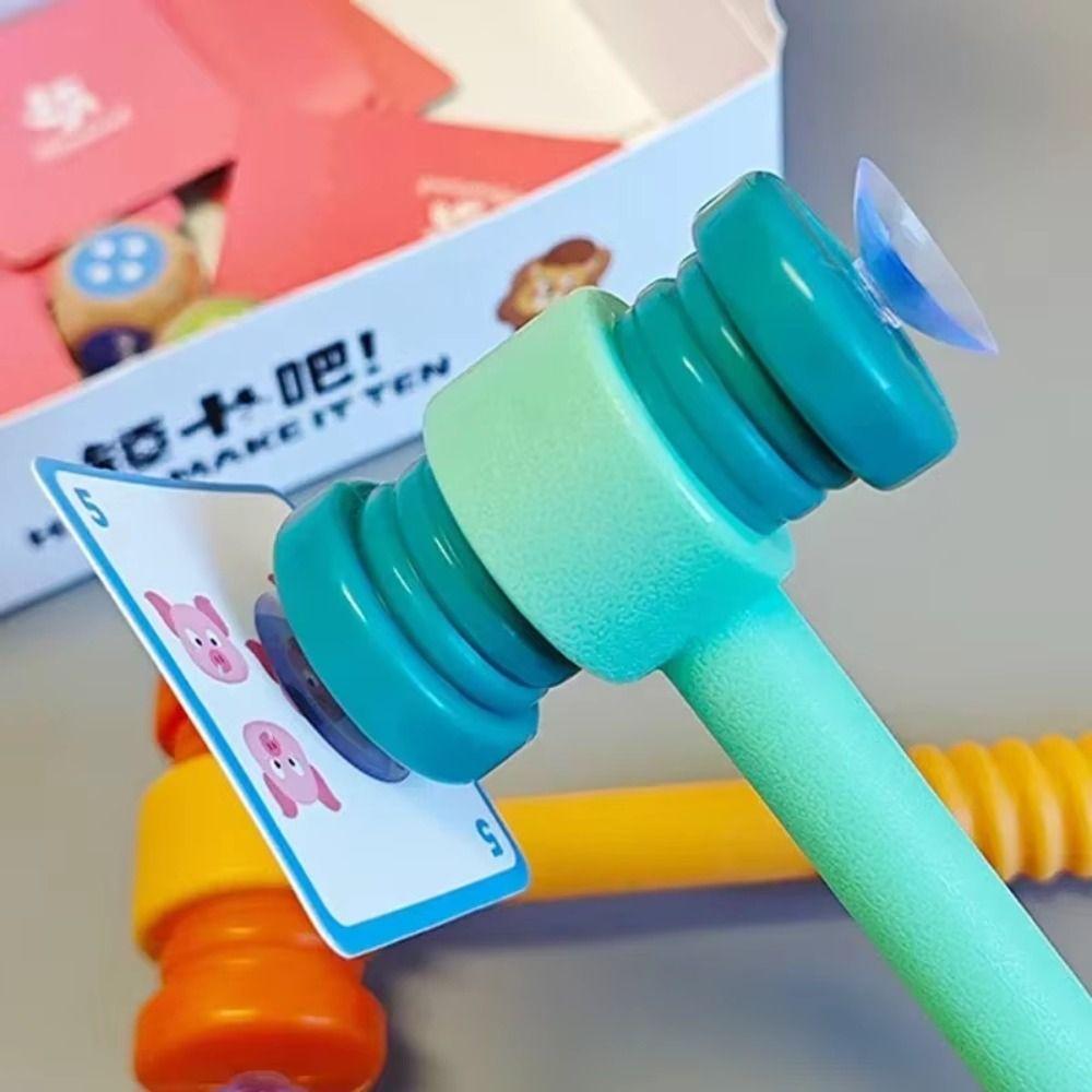 Sucker Hammer Picture Cards Sucker Hammer Knock Suction Table Party Game Children Gift