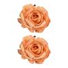 Set Of 2 Decorative Rose Design Curtain Clips Holdbacks Polyester Fabric For Living Room Bedroom Decoration