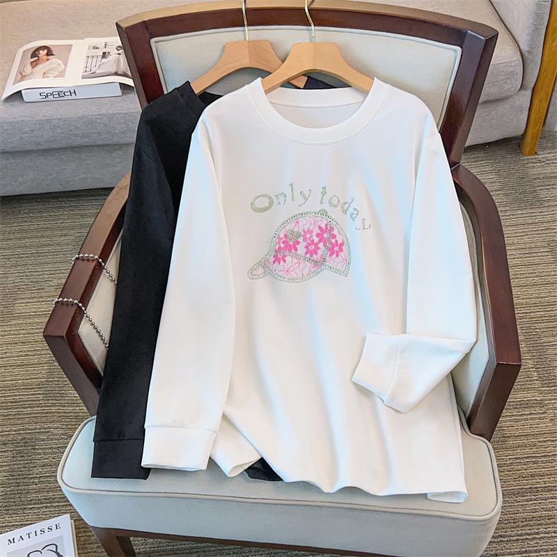 

Plus Size Loose Autumn Hoodie (Bust: 150/160/170 cm) - 200/350 jin 5XL білий