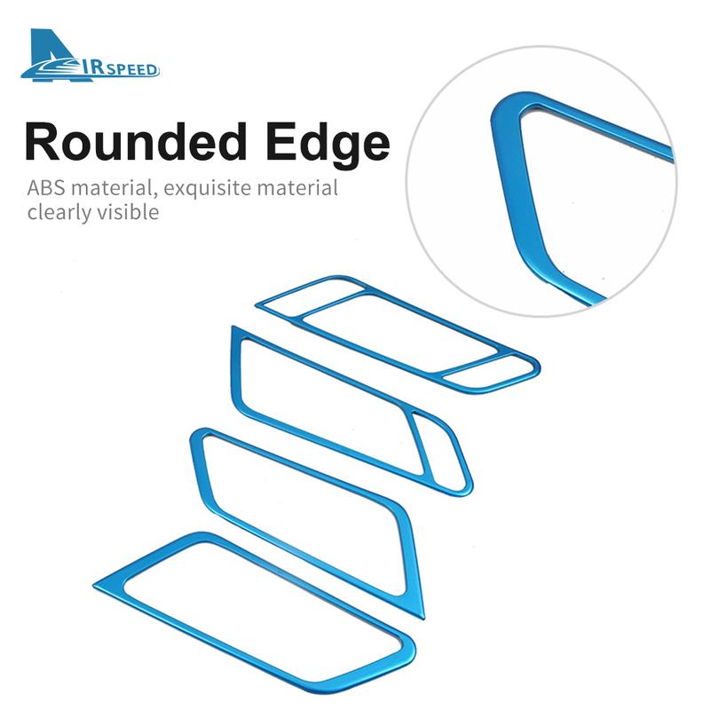 Chrome ABS Car Door Handle Frame Cover For Porsche Macan 2014-  Sticker Interior Trim RHD LHD Styling Auto Accessories