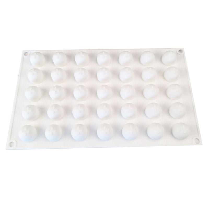 35 Cavity Round Sphere Ball Silicone Mold Cake Decorating Mousse Dessert Past top sale