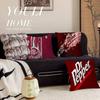D-Dr Pepper Maple Design Cushion Cover Happy Autumn Harvest decor Holiday Decorati Pillow Cover
