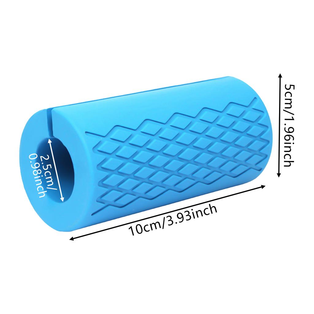 Silikon-Hantelgriffabdeckung Ergonomische Hantelgriffabdeckungen für komfortables Gewichtstraining