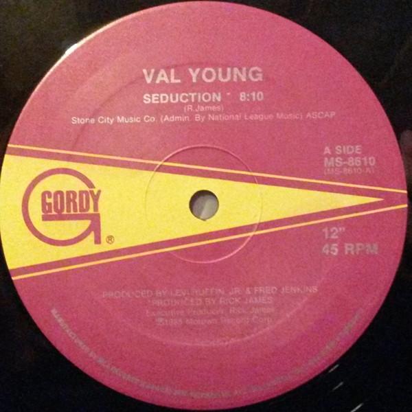 12-дюймовая пластинка VAL YOUNG Seduction If You Should Ever Be L MS8610 Gordy 1985 Канада Танцевальная Электроника Б/у