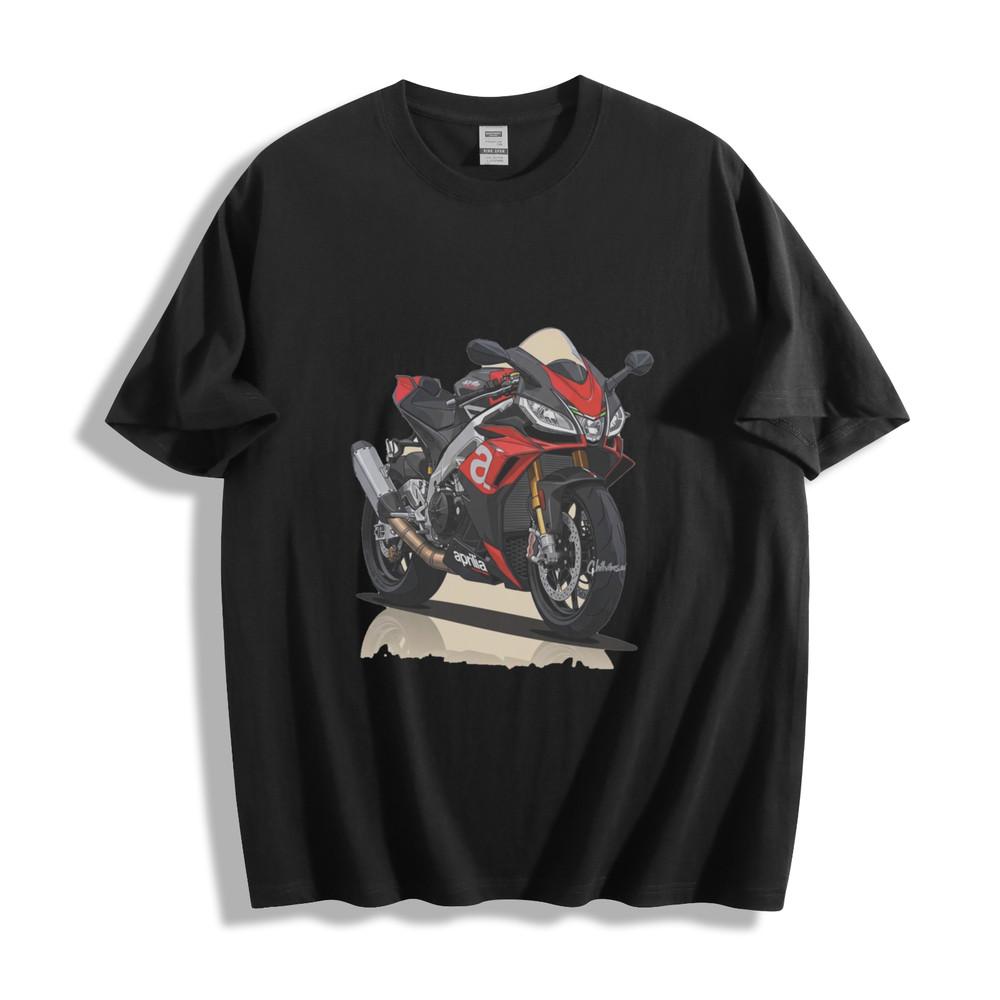 

Midnight Storm Racer T-Shirt - Intense Biker Art Unisex Tee 4XL