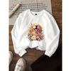 Kids Sweatshirt, Round Neck Featuring a Floral Portrait of a Golden Retriever,Machine Washable, Spring And Autumn, for Sports And Casual Outings, Soft