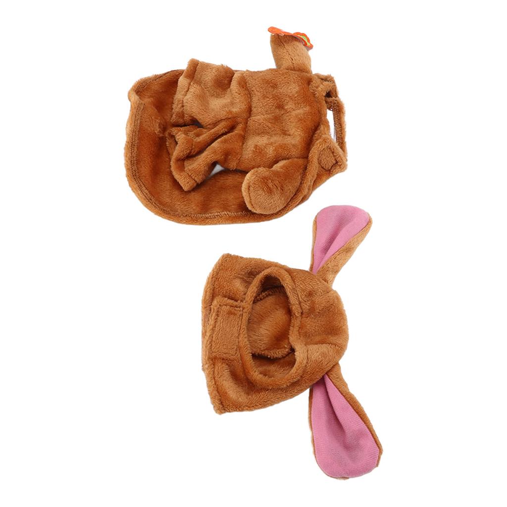 Hunde-Hoodie-Kostüm Niedlich Lustig Herbst Winter Warm Haustierkleidung für Kleine Mittelgroße Hunde