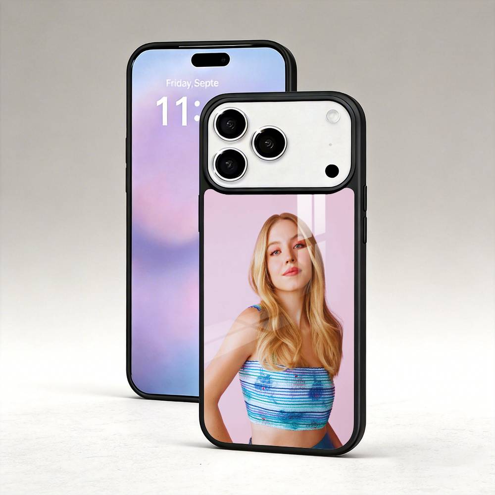 Schauspielerin S-Sydney Sweeney Handyhülle Für iPhone 17,16,15,14,13,12,Pro,Max Für Magsafe Magnetisches Kabelloses Laden