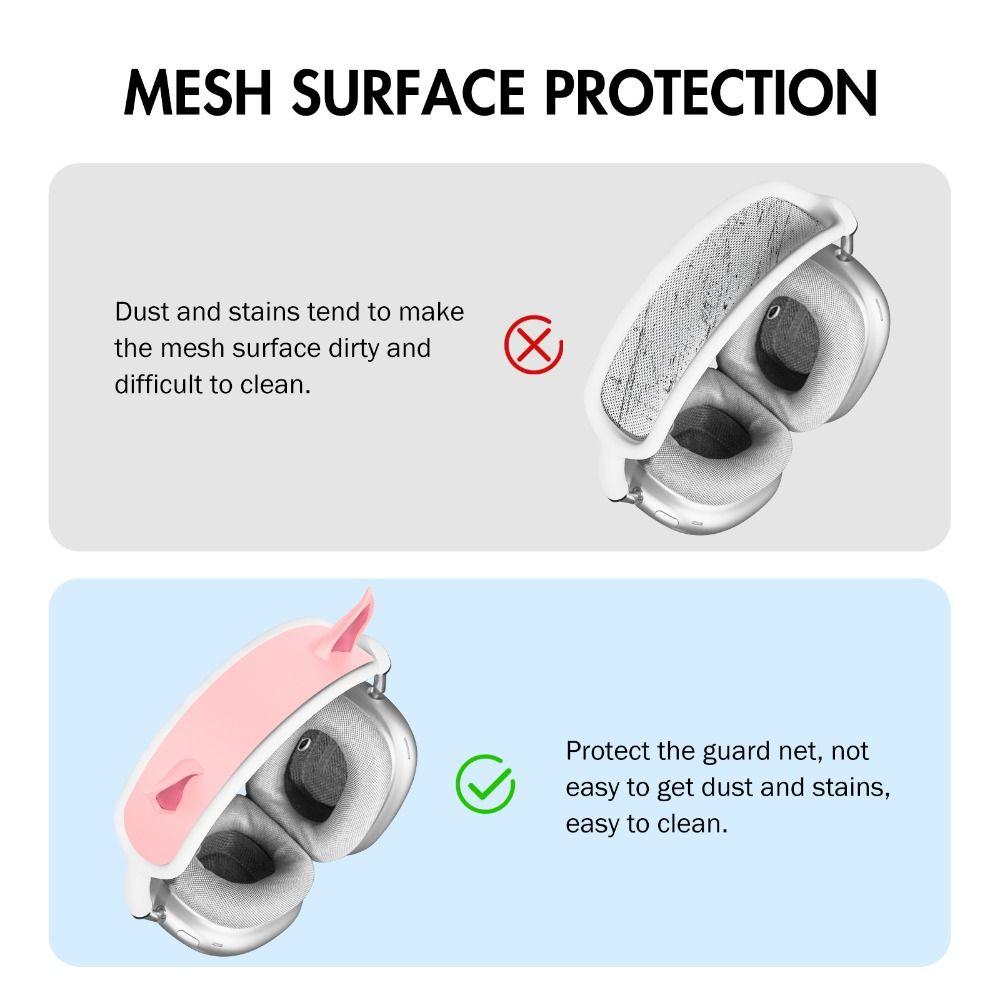 Silicone Headband Cover Decorative Headphone Cushion Top Pad Headband Protector for AirPods Max