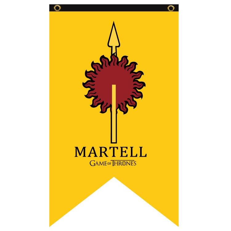 Thrones Of Game Pattern Printing Swallowtail Flag Outdoor Decoration Fashion
