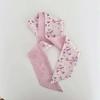 Spring Summer Floral Print Thin Ribbon Scarf Multi-use Headband Skinny Silk Scarf Small Silk Scarf Bag Handle Decoration