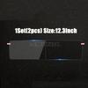 BKS2 For Mercedes Benz GLE GLS E S G Class W167 V167 X167 W213 W222 W464 12.3Inch Car Navigation Screen Tempered Glass Protector Film