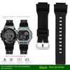 18mm pryskyřičný řemínek k hodinkám pro řadu Casio WS-1400H/1300/1500 W-737H AE1500 vodotěsný silikonový řemínek k hodinkám Gumový pás