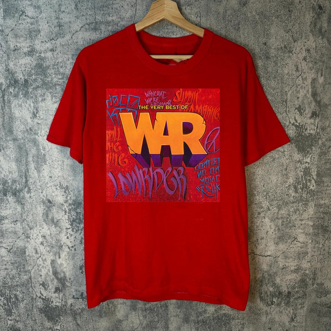 War The Band The Very Best of War Cotton T Shirt Full Size S-5XL S