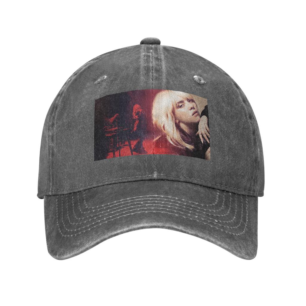 Billie Eilish Mosott Farmer Sapka Alkalmi Baseball Sapkák Állítható Kalap Nyári Uniszex Baseball Sapkák