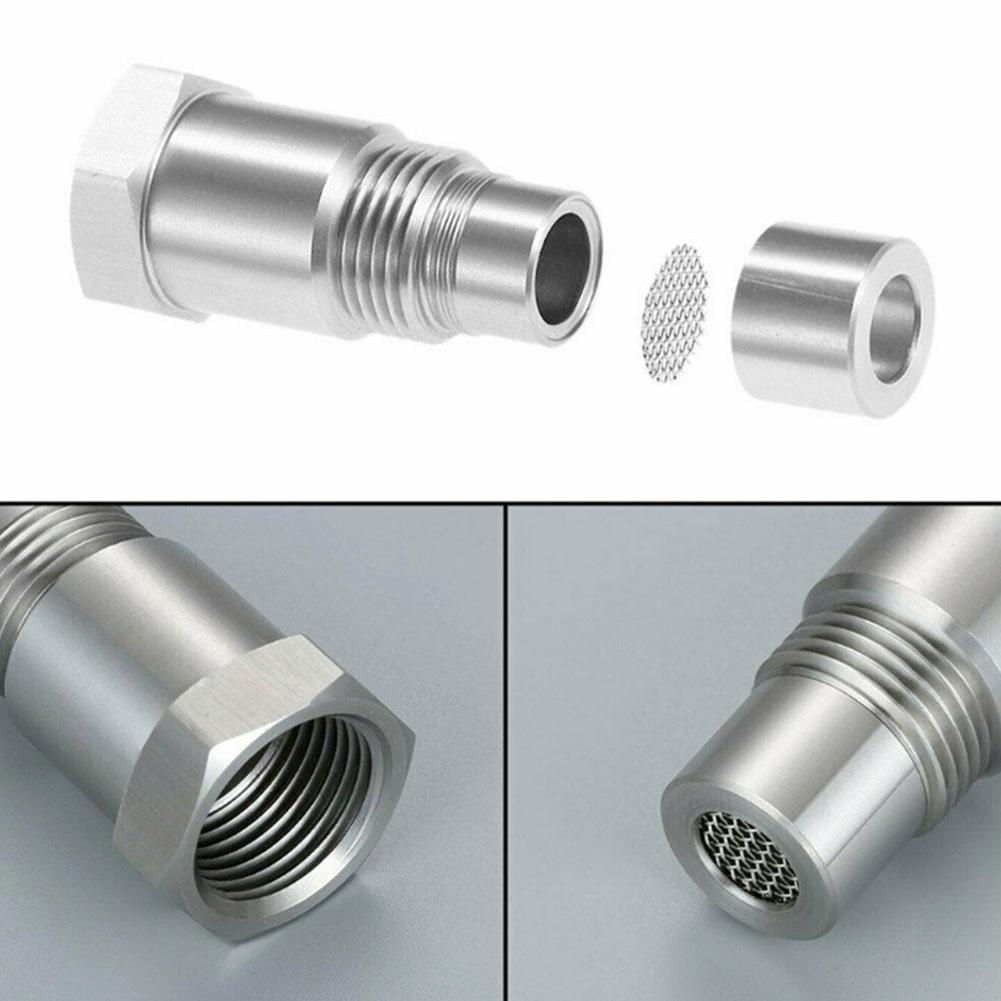 

Oxygen Sensor Spacer Adapter Sensor Simulator Extender M18x1.5 Thread Mini Catalytic Converter CEL Eliminator Check Engine