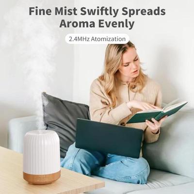 Diffusore di Aroma e Umidificatore Automatico con Luce Notturna per Camera da Letto – Nebulizzatore di Oli Essenziali Silenzioso