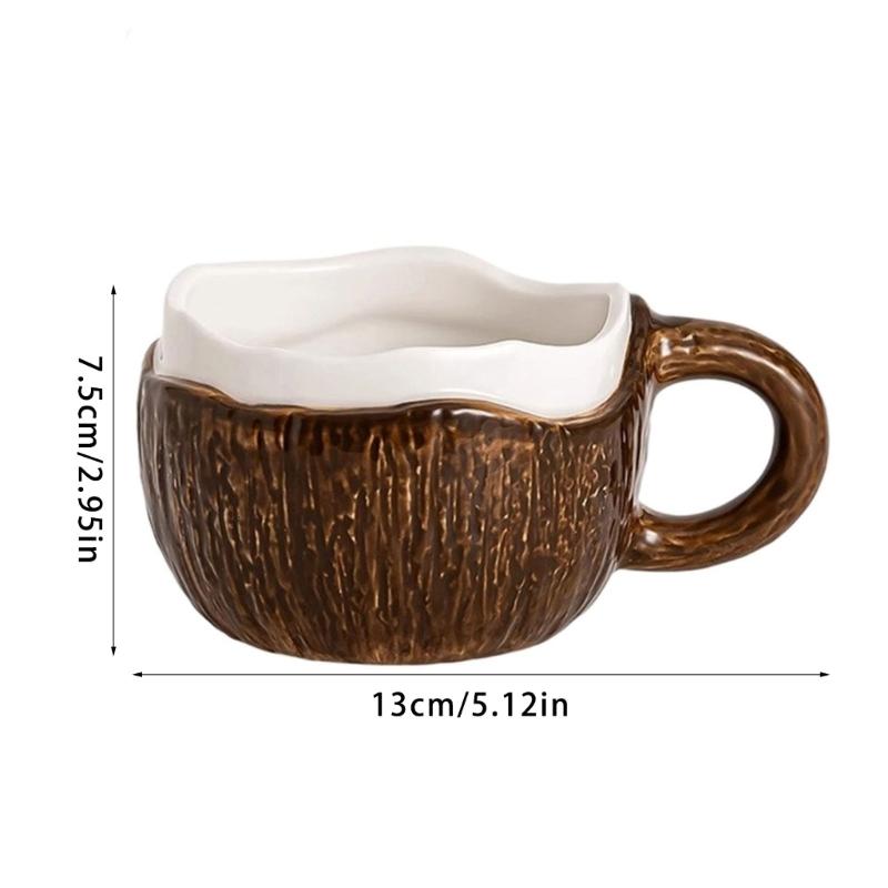 280ml Porcelain Coffee Cup Design Style Cup For Kitchen Breakfast decoration