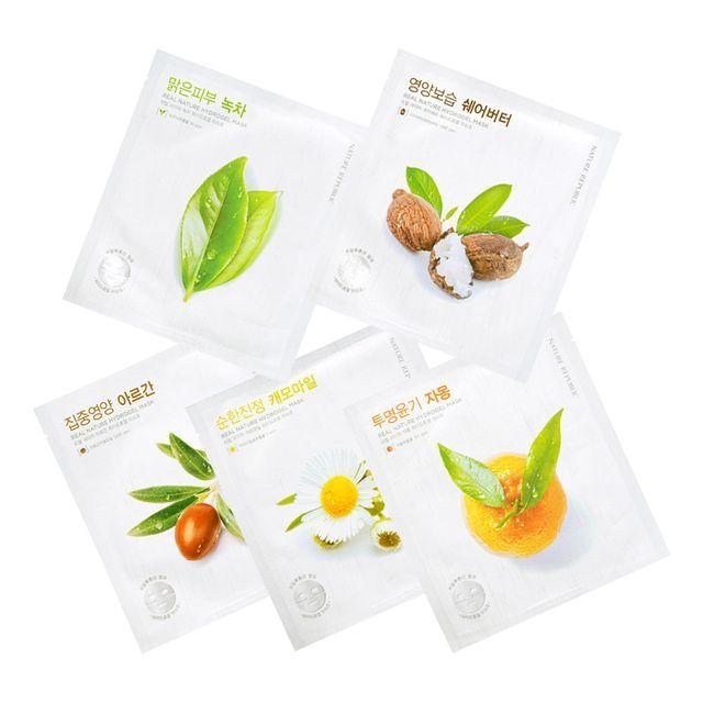 

NATURE REPUBLIC - Real Nature Hydrogel Mask - 10 Types Argan
